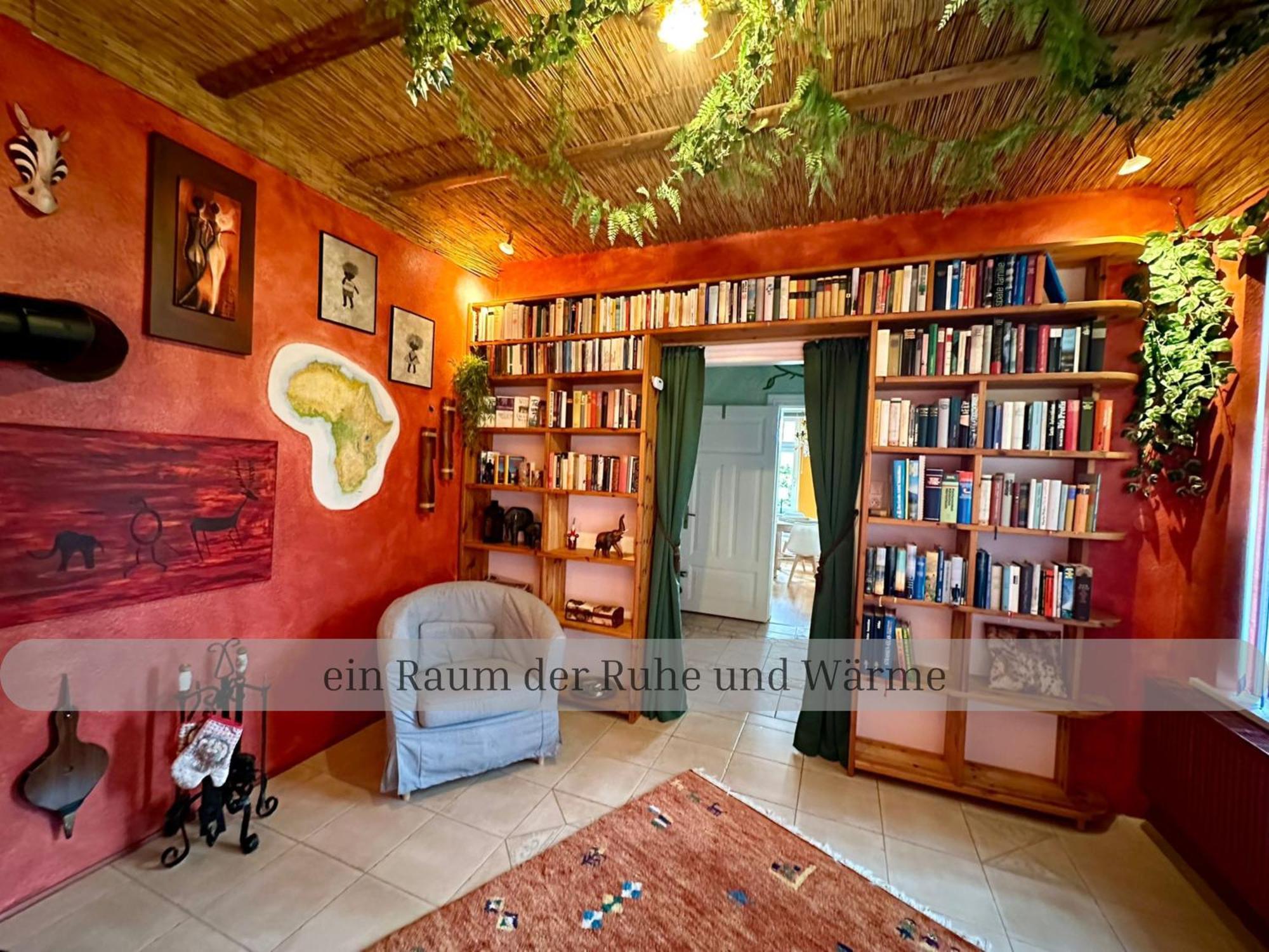 Lodge Of Africa - Einzigartige Themenzimmer, Eingezaeunten Garten, Sauna, Whirlpool & Kamin, Hunde Willkommen, Gasgrill, Voll Ausgestattete Kueche, Grosser Essbereich, Hamburg & Stade In Der Naehe Twielenfleth Luaran gambar